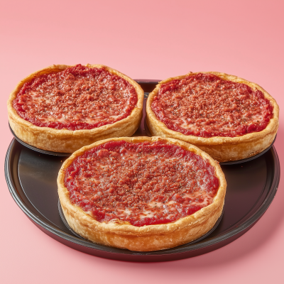 Chicago Style Deep Dish Pizzas