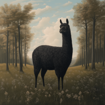 Dark Chocolate Llama