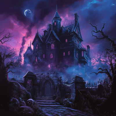 Haunted Mansion in Gothic Style