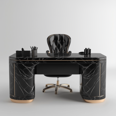 Luxury Black Nail Table