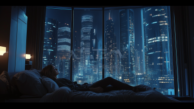 Futuristic City Night