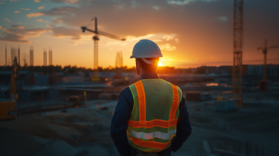 Golden Hour Construction Site