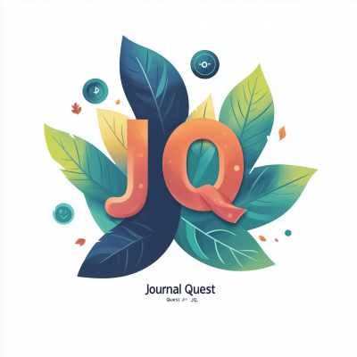 Modern Gamified Logo Design for Journal Quest App