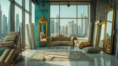 Luxury Minimalistic Dubai Interior Photography