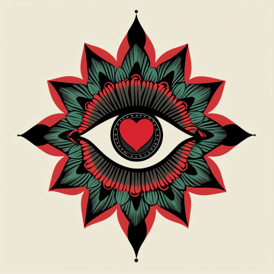 Eye with Heart Logo