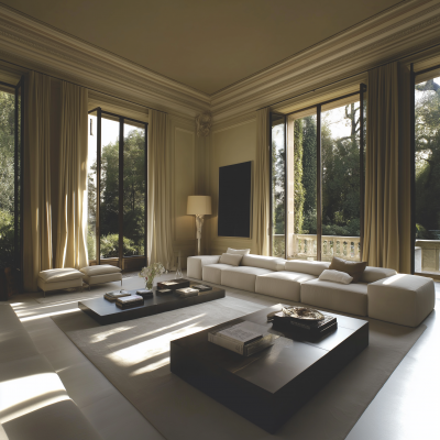 Luxurious French Living Room