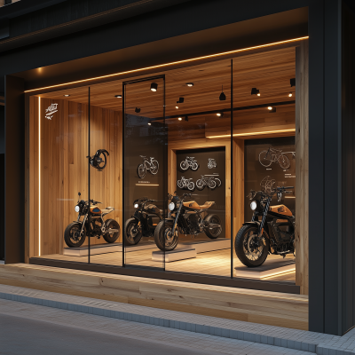 Electric Motorcycle Store Interior