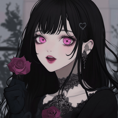 Gothic Kawaii Illustration