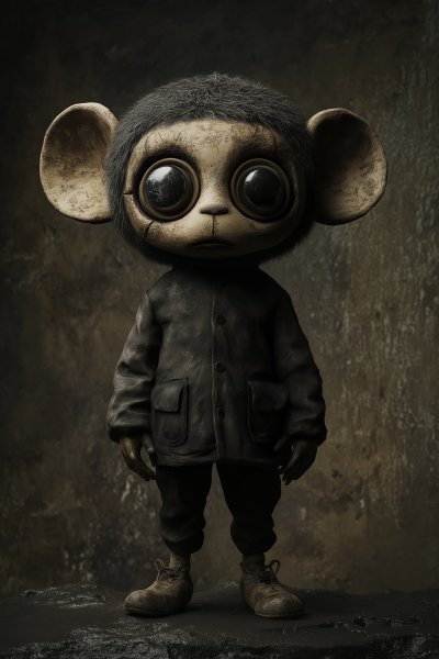 Classic Cheburashka with Very Large Ears