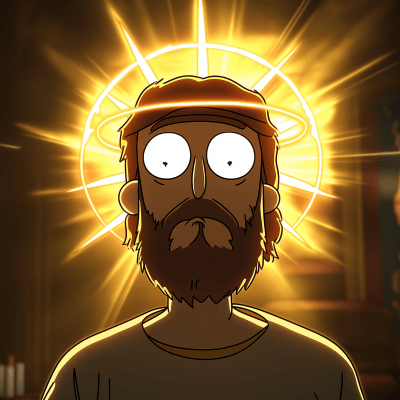 Jesus in Rick and Morty Universe