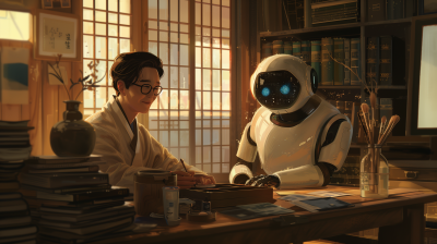 Vintage Korean Novelist