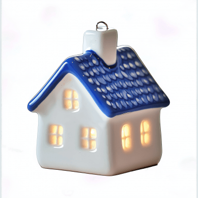 Christmas Porcelain House Decoration