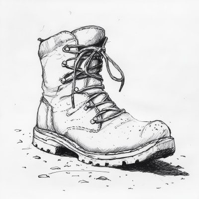 Explorer Boot Drawing