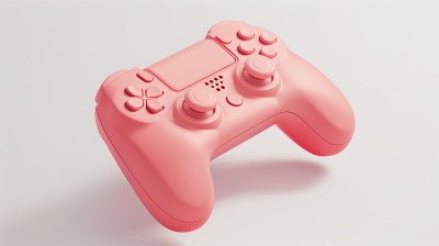 Pastel Red Gaming Joystick