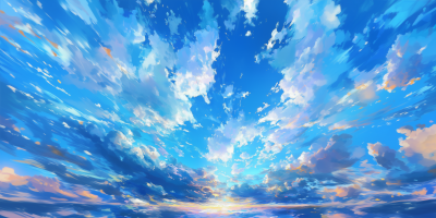 Sunny Sky Landscape