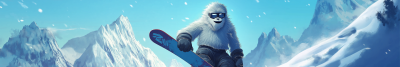 Friendly Yeti Banner Design