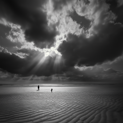 Mystical Beach Landscape