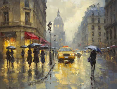 Rainy Day in Paris