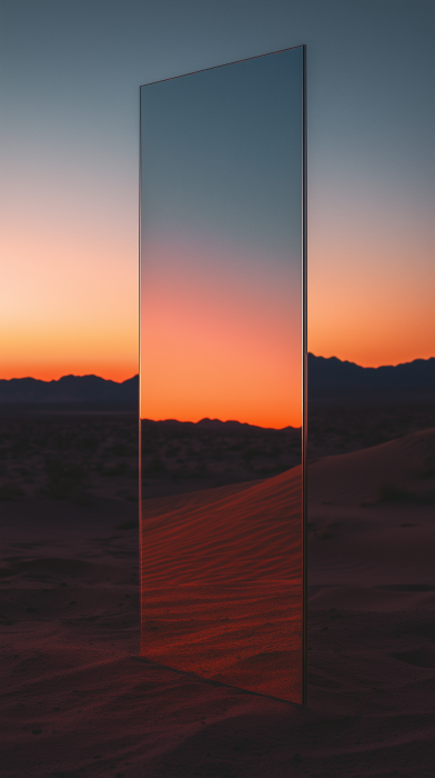 Ethereal Desert Mirror