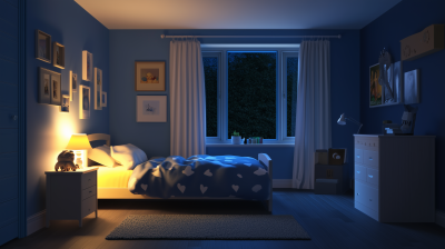 Dark and Cozy Child’s Bedroom