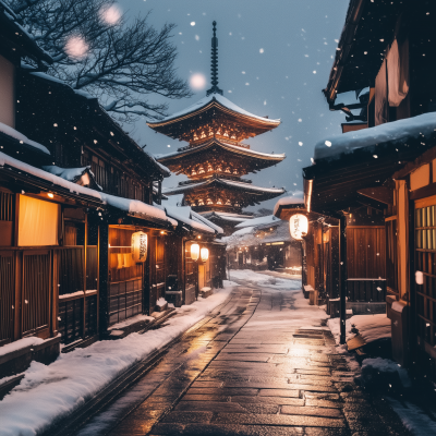 Kyoto in Winter