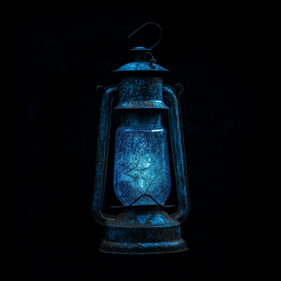 Glowing Blue Lantern