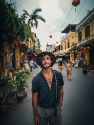 American Guy in Vietnam