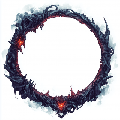 Warlock DND Token Frame