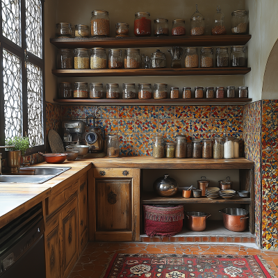 Traditional Iraqi Kitchen