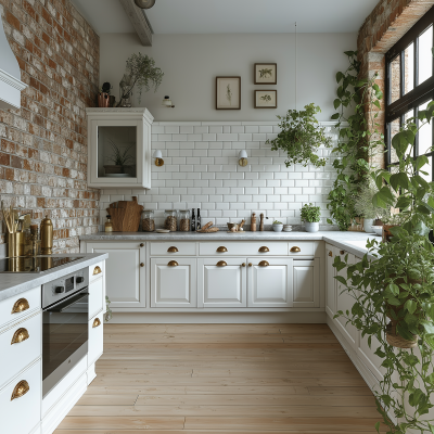 White Kitchen Single Unit Presentation