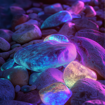 Bioluminescent Pebbles