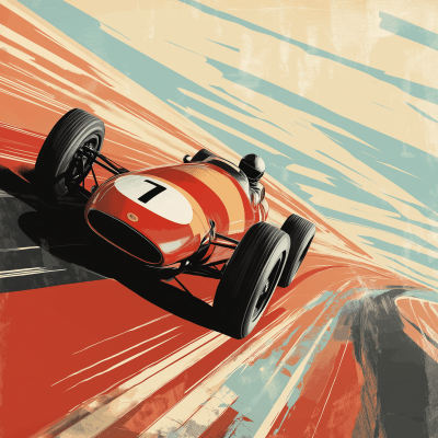 Art Deco F1 Racing