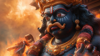 Indian God Kalbhairav Statue