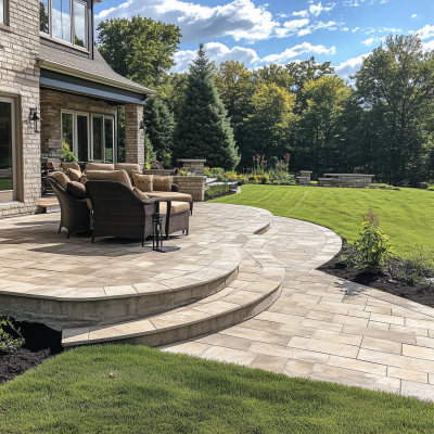 Hardscaping Project in Beverly Hills, Michigan