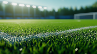 Soccer Field Grass Close Up