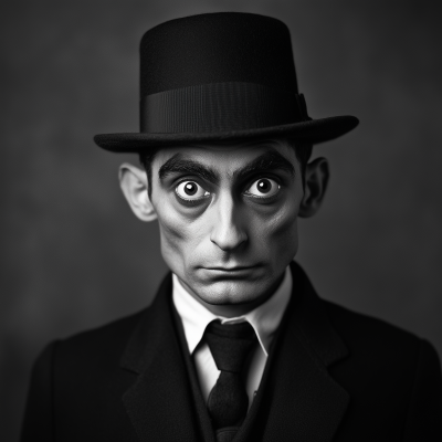 Franz Kafka Portrayed in Oliviero Toscani Style