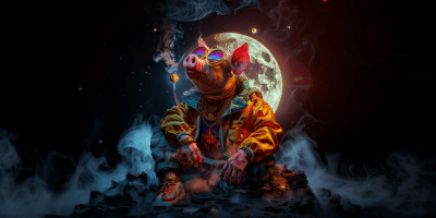 Cosmic Rapper Pig