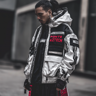 Futuristic Aztec Streetwear Jacket