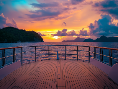 Yacht Sunset View