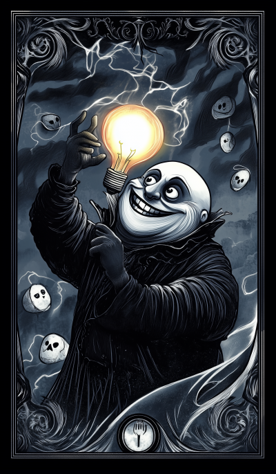 Tarot Card Design: Uncle Fester