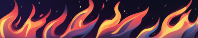 Flame in Flat Design