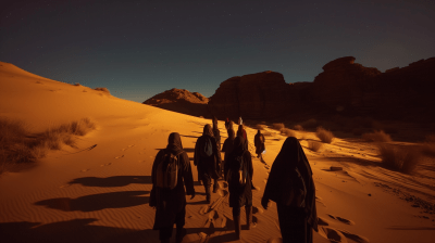 Nighttime Desert Walk