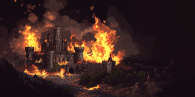 Fiery Armageddon Castle