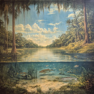 Florida Natural Springs Mural