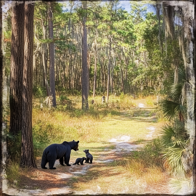 Ocala National Forest Wildlife Scene