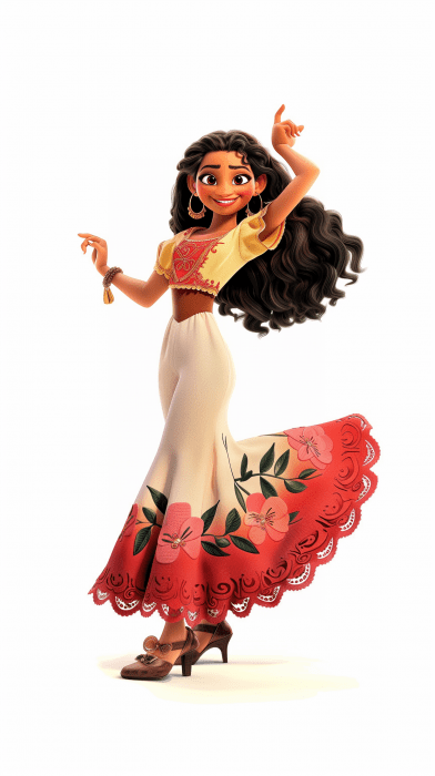 Happy Flamenco Character Design