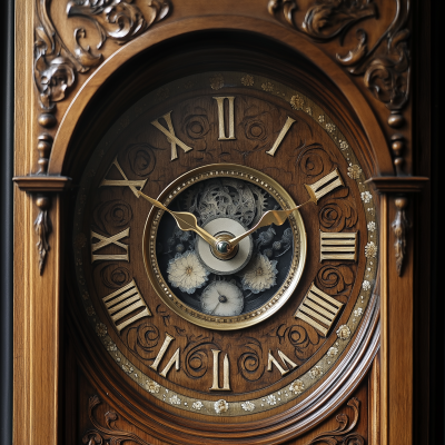 Vintage Grandfather Clock Photo