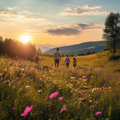 Colorful Meadow Family Walk