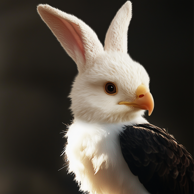 Bunny and Eagle Hybrid Animal