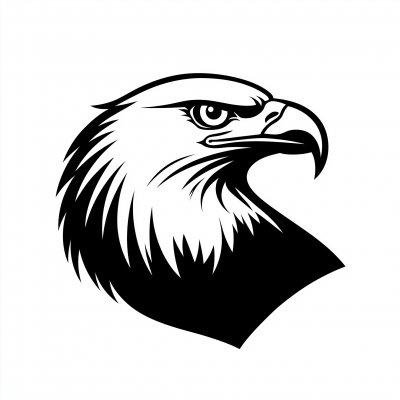 Bold Eagle Head Logo